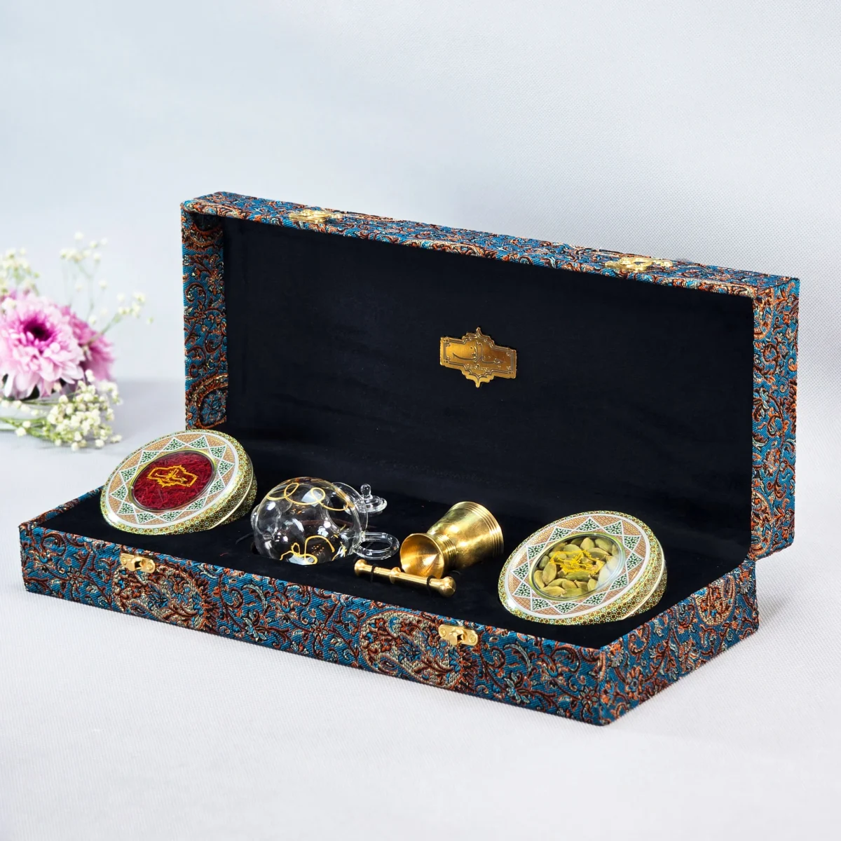 پک هدیه زعفران عطرین 3گرم 02