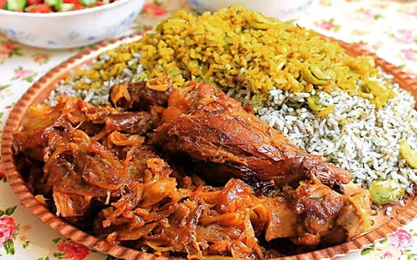 طرز تهیه باقالی پلو با ماهیچه به سبک حرفه‌ای