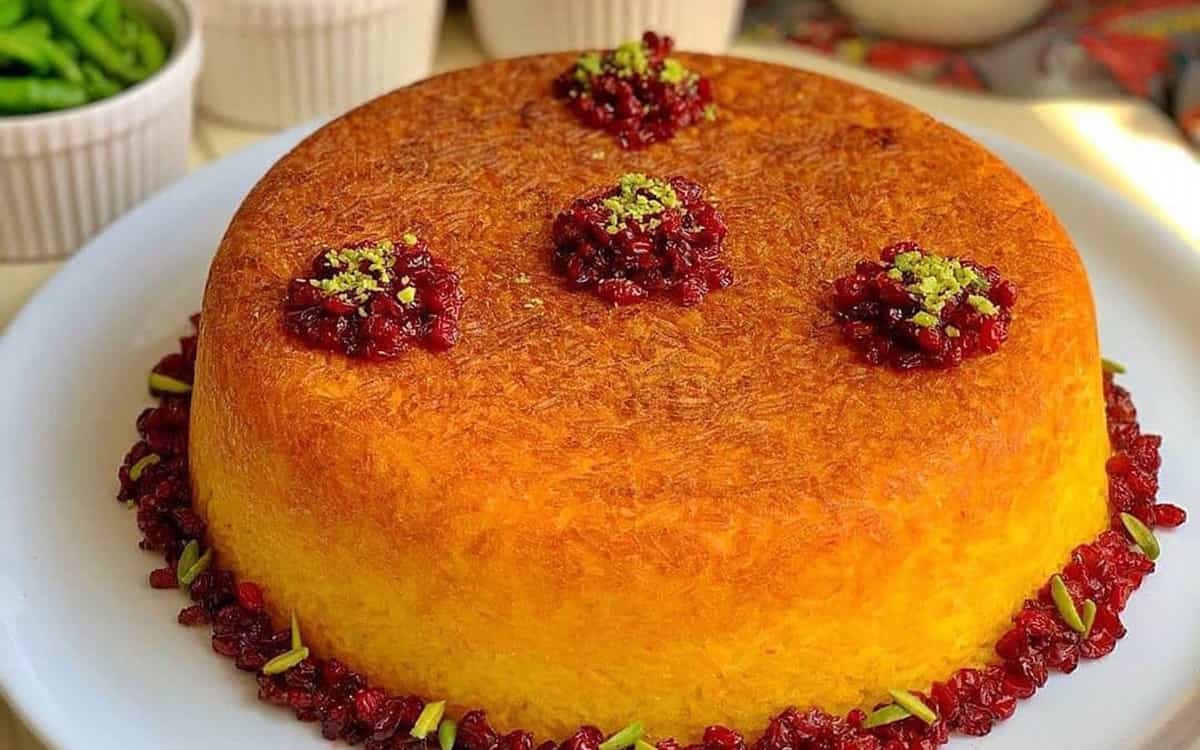 طرز تهیه ته چین مرغ و بادمجان بدون ماست | آشپزی با چنرو